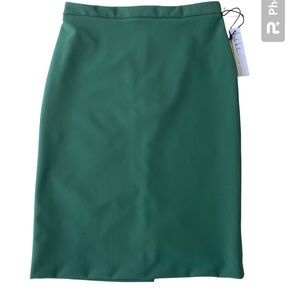 Nicole Miller New York  Ladies Small Green Pencil Straight Skirt NWT